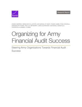 Paperback Organizing for Army Financial Audit Success Book