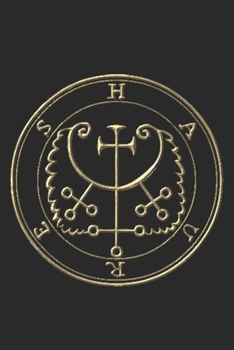 Paperback Haures: Sigil King Solomon 72 Demon Goetia 6x9 100 Page Evocation Journal Book