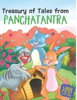 Hardcover Large Print: Treasury of Tales from Panchatantra: Large Print Book