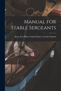Paperback Manual for Stable Sergeants Book