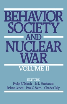 Paperback Behavior, Society, and Nuclear War: Volume II Book