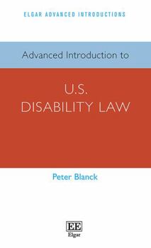 Paperback Advanced Introduction to U.S. Disability Law Book