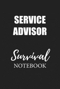 Paperback Service Advisor Survival Notebook: Small Undated Weekly Planner for Work and Personal Everyday Use Habit Tracker Password Logbook Music Review Playlis Book