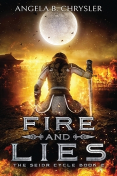 Paperback Fire and Lies [Large Print] Book