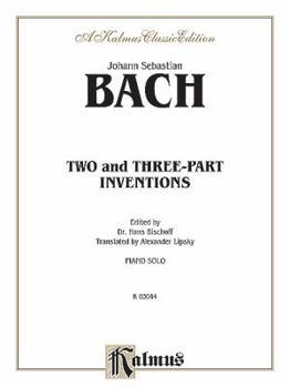 Paperback Two- And Three-Part Inventions Book