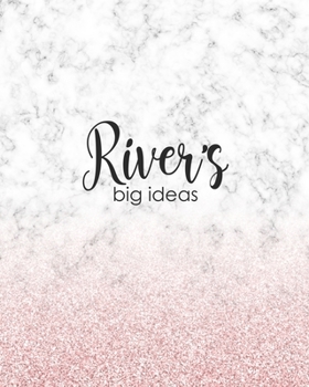 River's Big Ideas: Personalized Notebook - 8x10 Lined Women's Journal