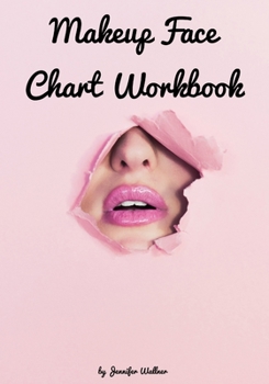 Paperback Makeup Face Chart Workbook Book