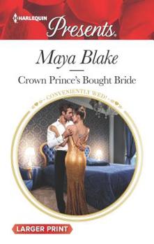 Mass Market Paperback Crown Prince's Bought Bride [Large Print] Book