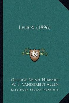 Paperback Lenox (1896) Book