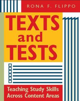 Paperback Texts and Tests: Teaching Study Skills Across Content Areas Book