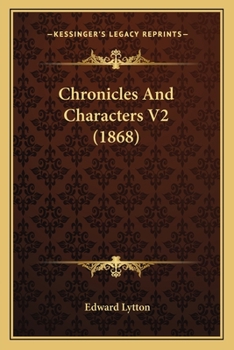 Paperback Chronicles And Characters V2 (1868) Book
