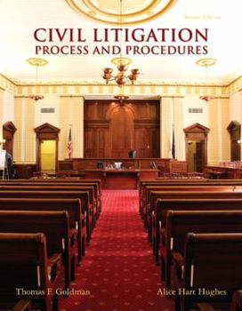 Paperback Civil Litigation: Process and Procedures Book