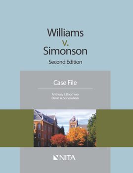 Paperback Williams v. Simonson: Case File Book