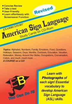 Ace's American Sign Language Exambusters Study Cards