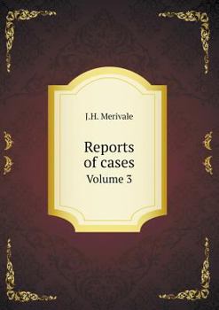 Paperback Reports of cases Volume 3 Book