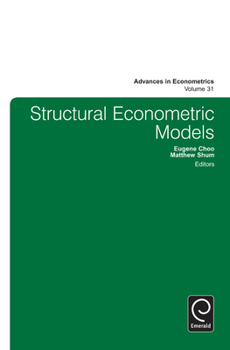 Hardcover Structural Econometric Models Book