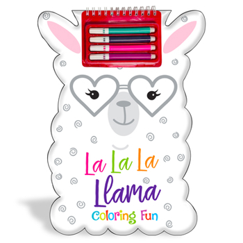 Paperback La La La Llama coloring Fun (Coloring Book) Book