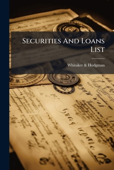 Paperback Securities And Loans List Book
