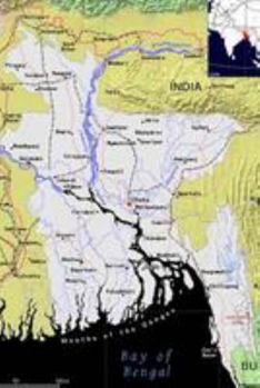 A Modern Color Map of Bangladesh Journal : Take Notes, Write down Memories in This 150 Page Lined Journal