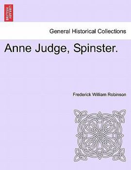 Paperback Anne Judge, Spinster. Book