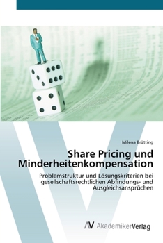 Paperback Share Pricing und Minderheitenkompensation [German] Book