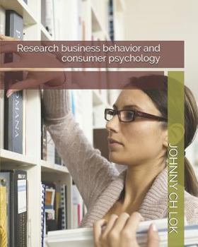 Paperback Research business behavior and consumer psychology Book