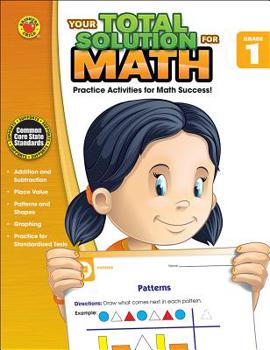 Paperback Your Total Solution for Math, Grade 1 Book