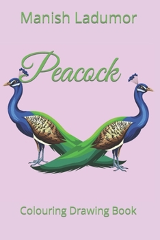 Paperback Peacock: Colouring Drawing Book