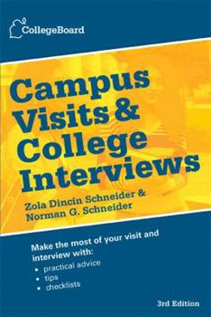 Paperback Campus Visits and College Interviews Book