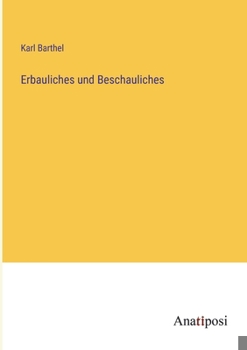 Paperback Erbauliches und Beschauliches [German] Book