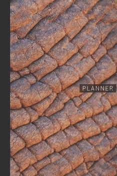 Planner: Elephant Graphic 1 Year Daily Planner (12 Months) | 2020 - 2021 | 365 Pages for Planning | January 20 - December 20 | Appointment Calendar Schedule | Plan Each Day Set Goals & Get Stuff Done