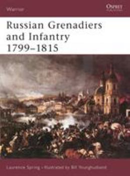 Paperback Russian Grenadiers and Infantry 1799-1815 Book