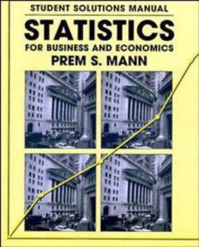 Paperback Statistics for Business and Economics, Student Solutions Manual Book