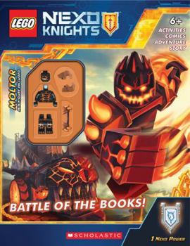 Paperback Battle of the Books! (Lego Nexo Knights: Activity Book) [With Mini Figure] Book