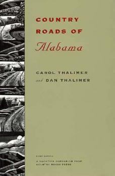 Paperback Country Roads of Alabama Book