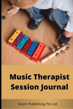 Paperback Music Therapist Session Journal Book