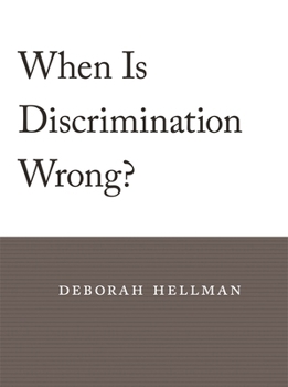 Paperback When Is Discrimination Wrong? Book