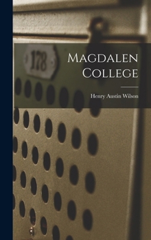 Hardcover Magdalen College Book