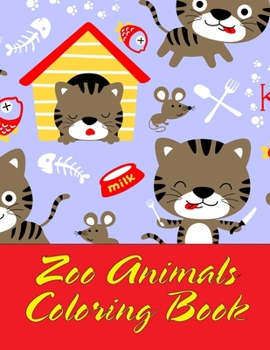 Zoo Animals Coloring Book : Detailed Designs for Relaxation and Mindfulness