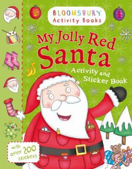 Paperback My Jolly Red Santa Activity & Sticker Book