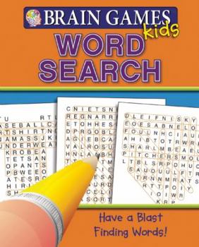 Spiral-bound Brain Games Kids Word Search Book