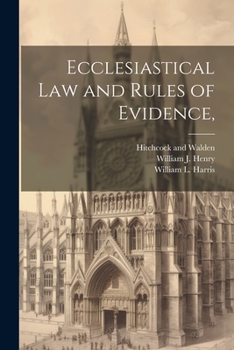 Paperback Ecclesiastical Law and Rules of Evidence, Book