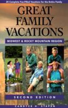 Paperback Great Family Vacations Midwest Book