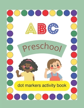 Paperback preschool dot markers activity book