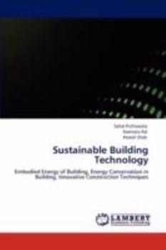 Paperback Sustainable Building Technology Book