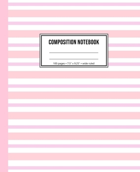 Composition Notebook: Girls Pink Flamingo Notebook