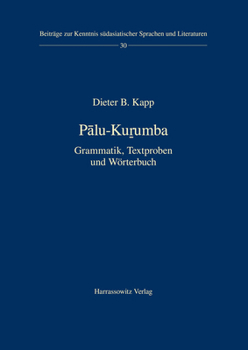 Paperback Palu-Kurumba: Grammatik, Textproben Und Worterbuch [German] Book