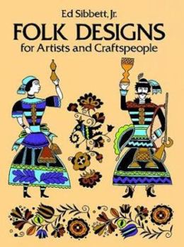 Paperback Folk Designs for Artists and Craftspeople Book