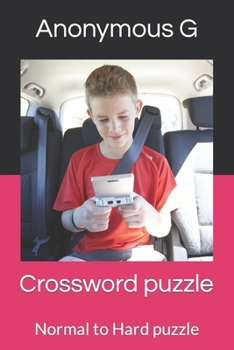 Paperback Crossword puzzle: Normal to Hard puzzle Book