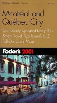 Paperback Fodor's Montreal and Quebec City 2001 Book